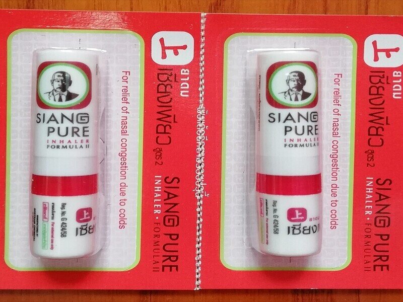 Ống hít tinh khiết Siang Thái Lan - Sản phẩm không thể thiếu của người Thái